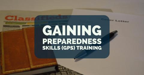 Photo Header: Gaining Preparedness Skills (GPS) Training, Winter 2017, January thru March