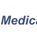 Blue Medicaid logo with white background